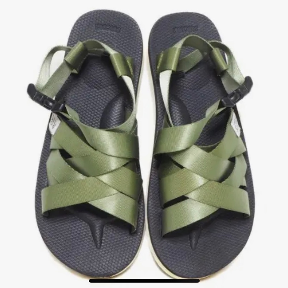 SUICOKE SAMA Sandals Khaki Green